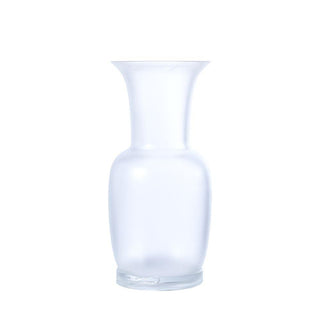 Venini Frozen Opalino 706.38 vase crystal sandblasted h. 30 cm. Buy on Shopdecor VENINI collections